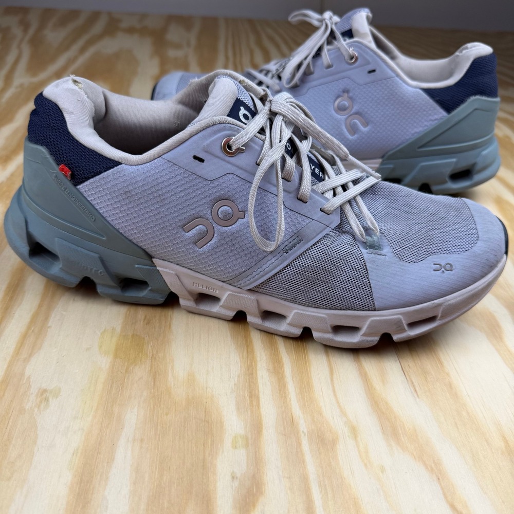 On Women's Cloudflyer 4.0 Nimbus Cobble Grey Running Shoes Size 10